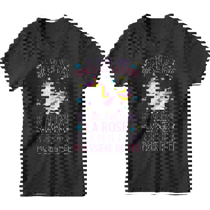 Licorne Je Suis Une Princesse Licorne Adultes Youth T-shirt