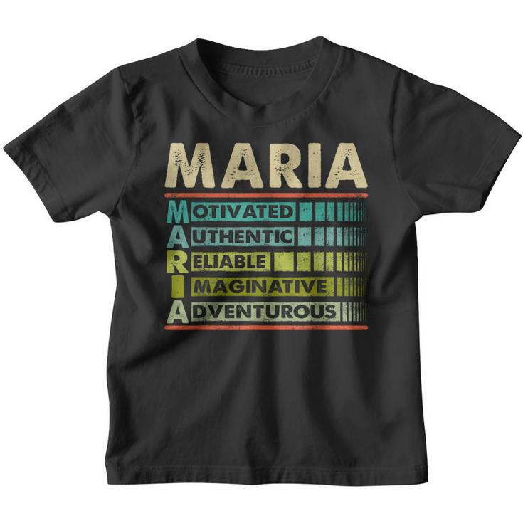 Maria Family Name First Last Name Maria Youth T-shirt