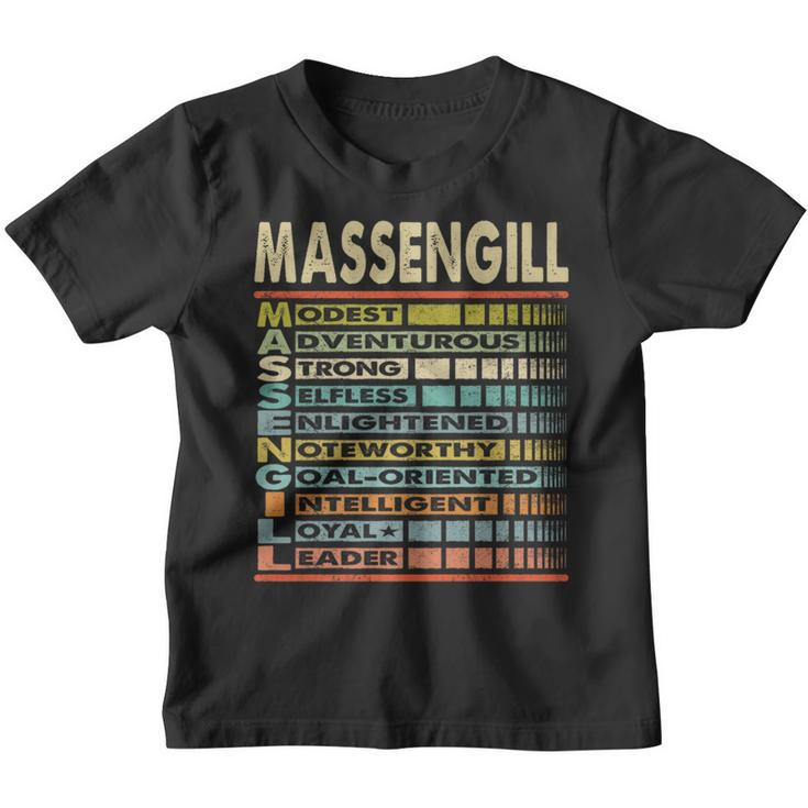 Massengill Family Name Massengill Last Name Team Youth T-shirt