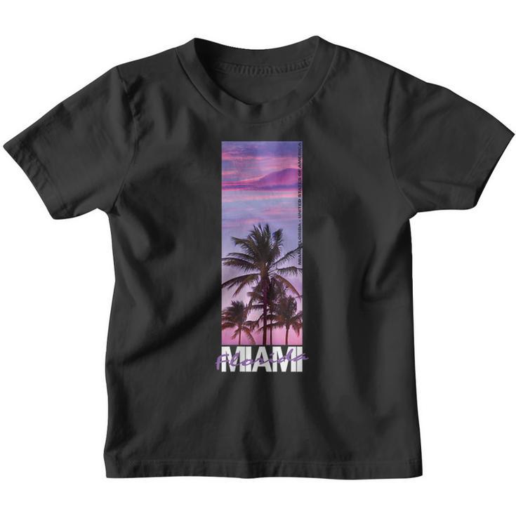 Miami Florida Usa Summer Kinder Tshirt