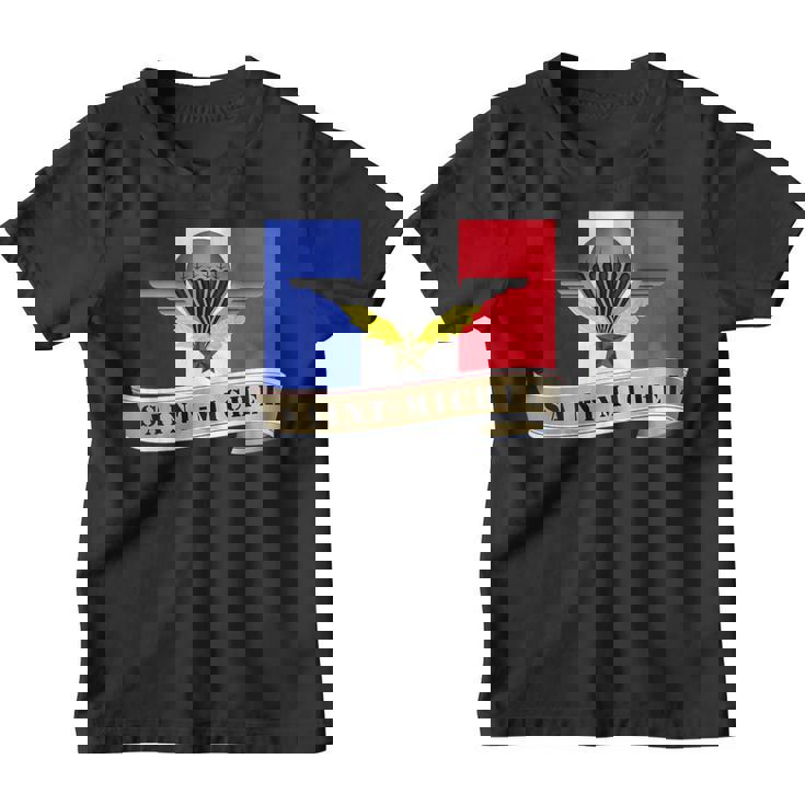 Militaire Saint-Michel Patron Parachutiste France Armée Youth T-shirt