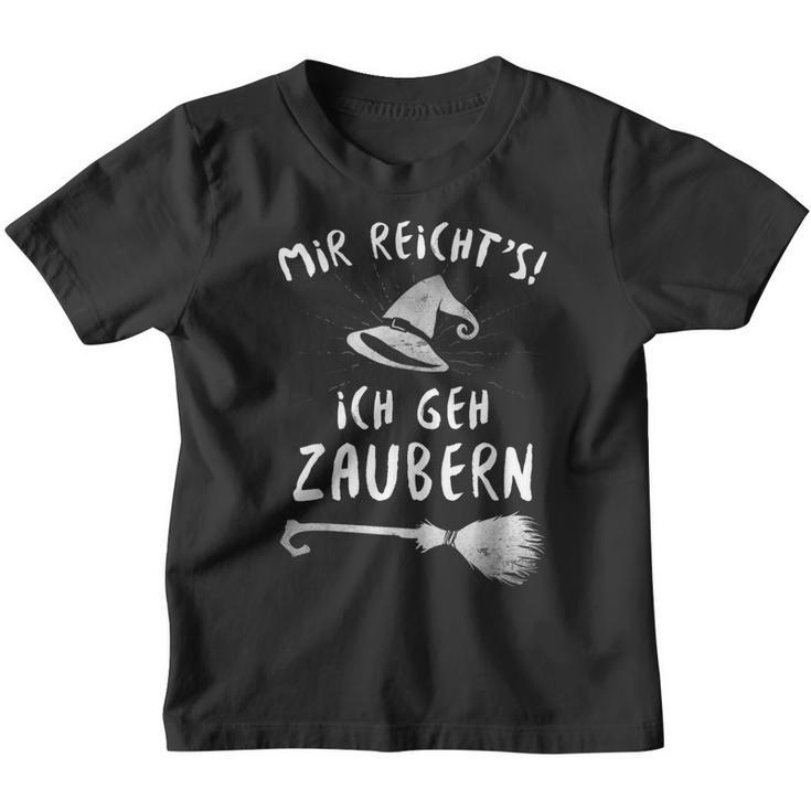 Mir Reichts Ich Geh Zaubern Magic Witch Costume Kinder Tshirt