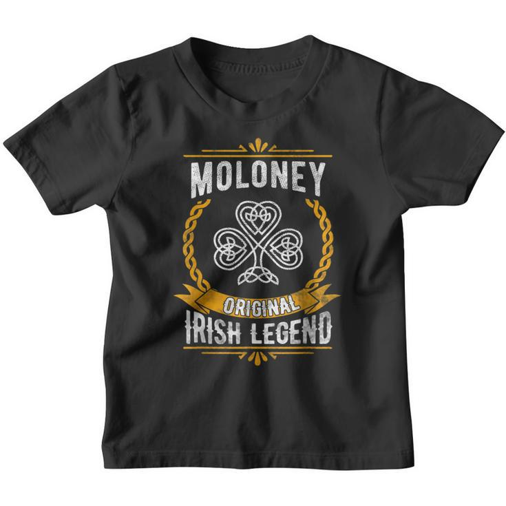 Moloney Irish Name Vintage Ireland Family Surname Youth T-shirt