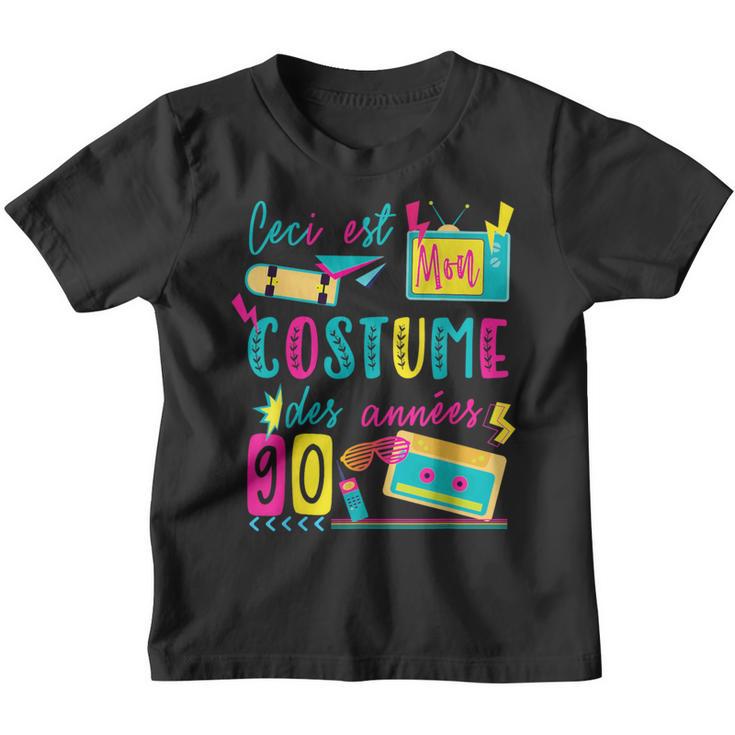 T-shirt 'I Love The 90s' - Style Rétro Années 90 - Coton Confy - Pour Fêtes à Thème Et Cadeaux