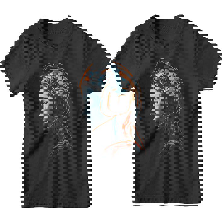 Mujeres Auriculares Arte Abstracto Arte Gráfico Mujer Camiseta niño