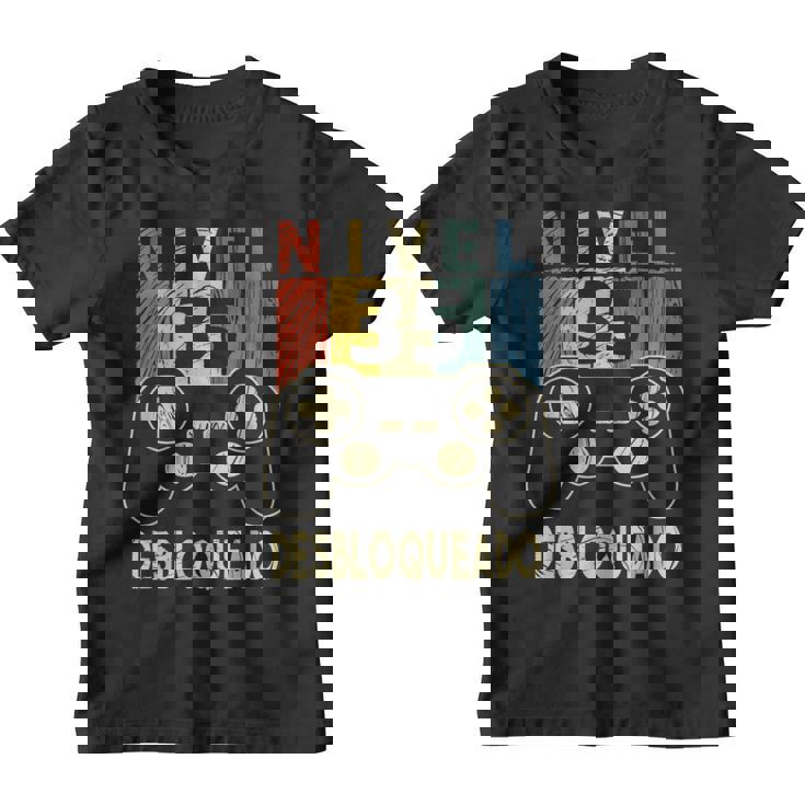 Nivel 35 Desbloqueado Gamer 35 Años Cumpleaños Camiseta niño
