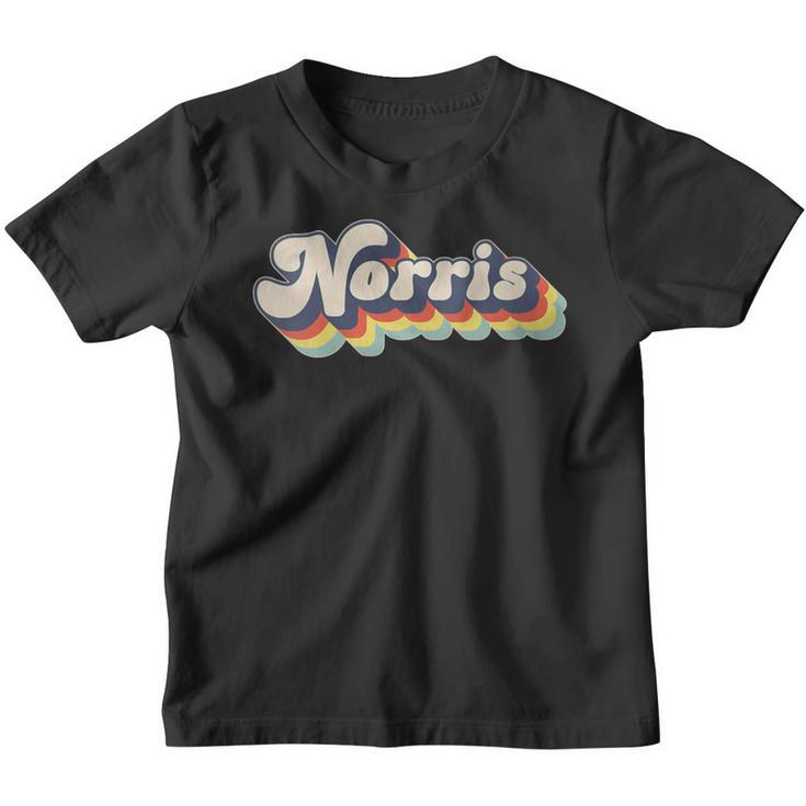 Norris Family Name Personalized Surname Norris Youth T-shirt