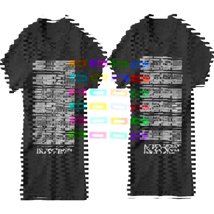 Nunca Olvides Cinta De Audio Para Cassette – Nunca Olvides 80S Camiseta niño