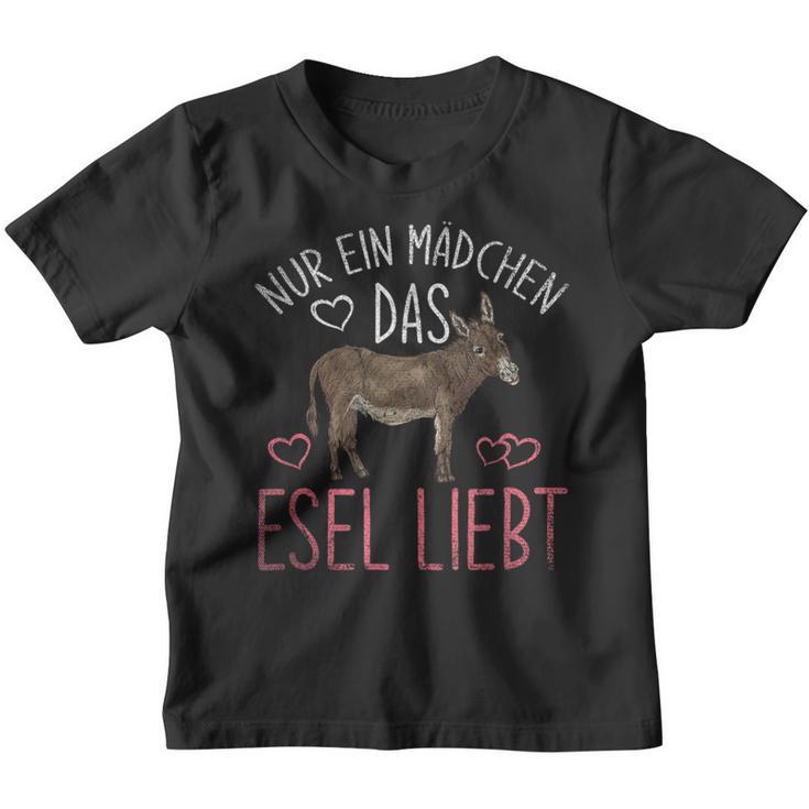 Nur Ein Mädchen Das Donsel Liebt Farm Kinder Tshirt