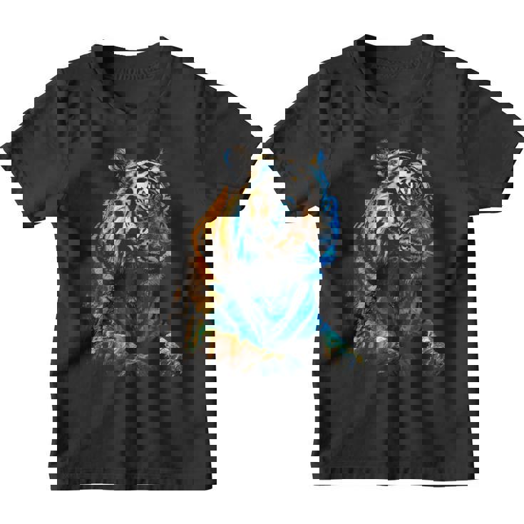 Obra De Arte De Tigre Animal Arte Camiseta niño