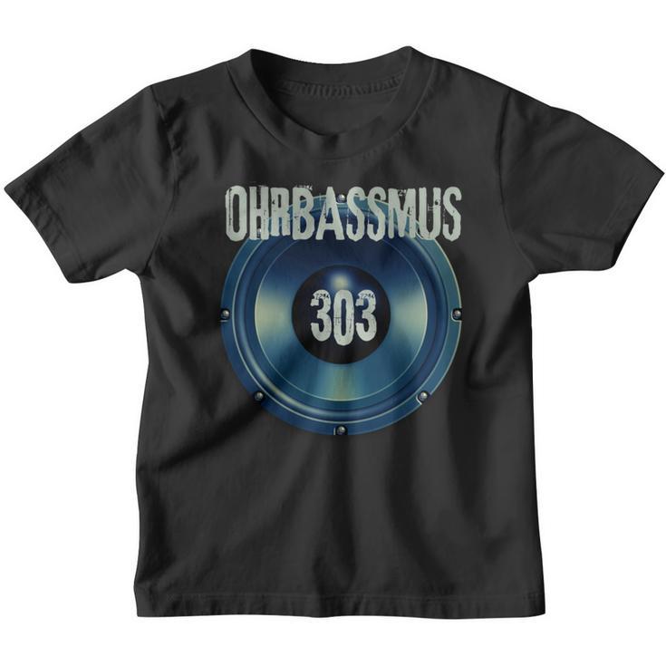 Ohrbassmus Du Liebst Techno Und Die 303 Long-Sleeved Kinder Tshirt