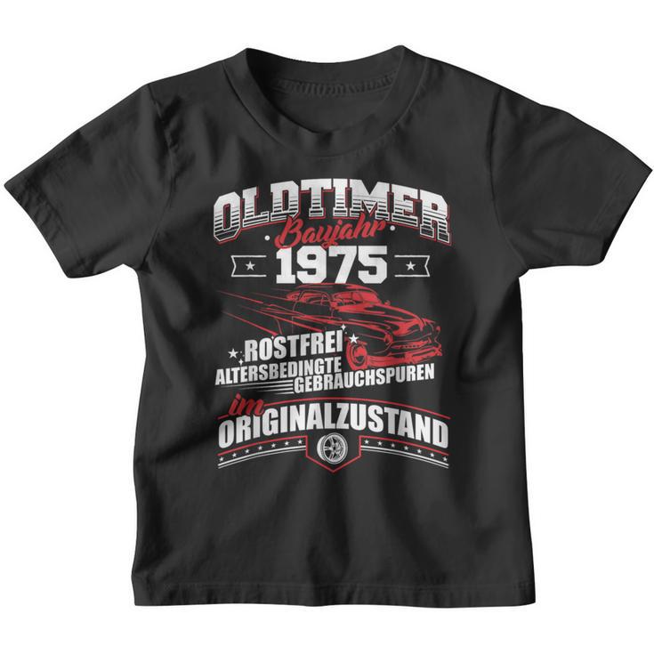 Oldtimer Baujahr 1975Intage Birthday S Kinder Tshirt