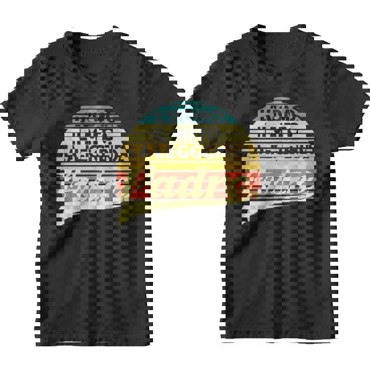 Padre L'uomo Il Mito La Leggenda Père Youth T-shirt Cadeauxyz