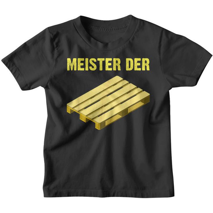 Pallet Lagerist Wooden Palette Kinder Tshirt