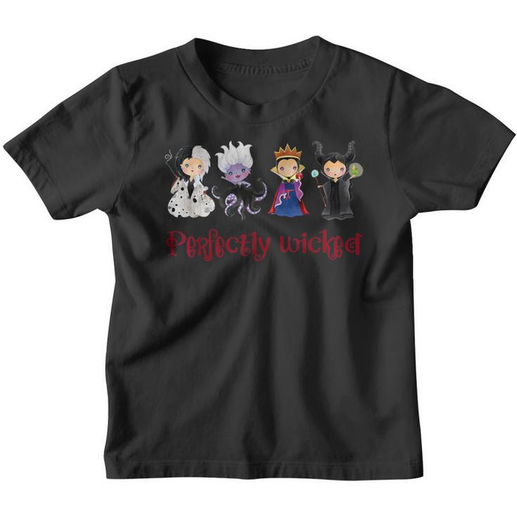 Perfectamente Wickedillano Reina Malvada Cuento De Hadas Camiseta niño