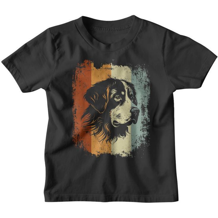 Perro De Montaña Bernés De Estilo Retro Camiseta niño