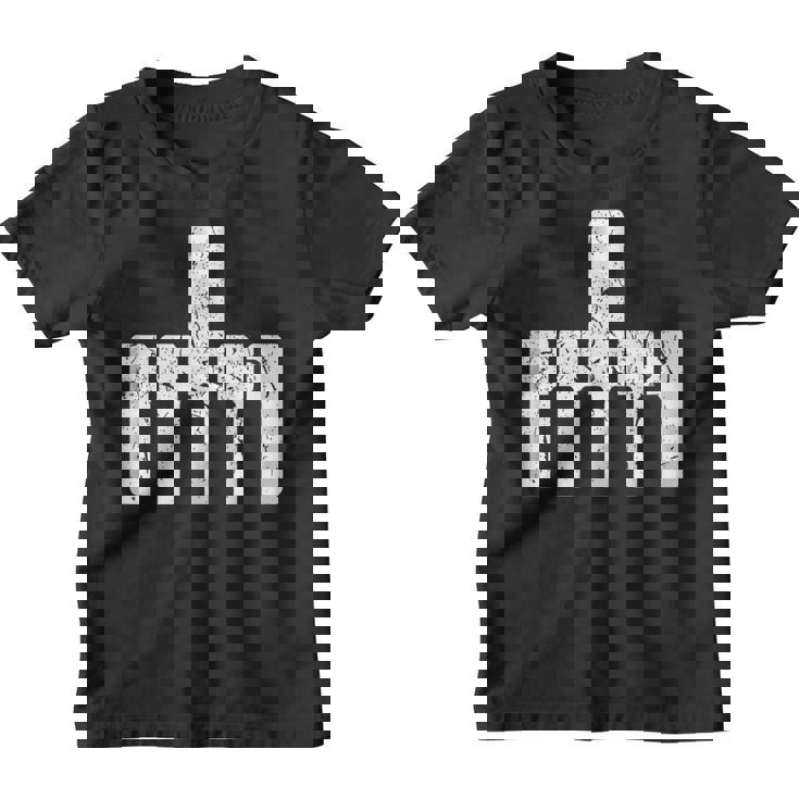 Piano Player Keyboard Medio Dedo Regalos Para Los Amantes De La Música Camiseta niño