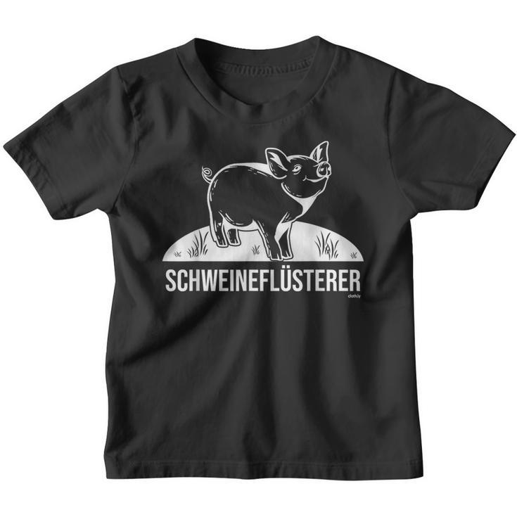 Pig Whisper Pig Farmer Kinder Tshirt