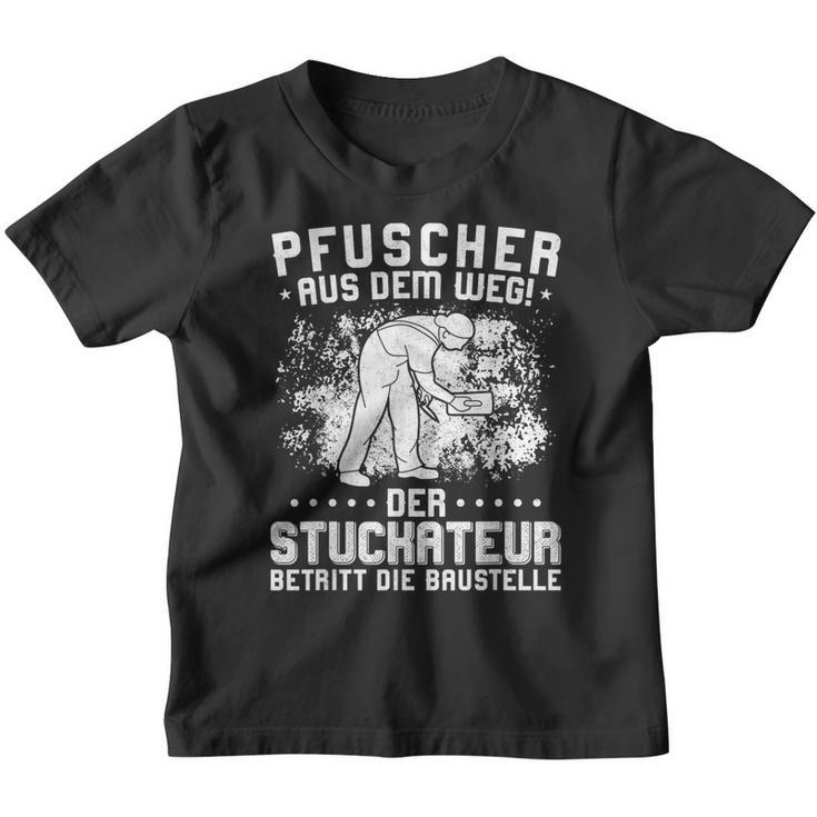 Puscher Aus Dem WegErputzer Plaster Stuckateur S Kinder Tshirt