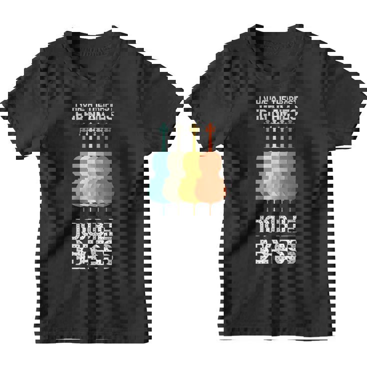 I Have A Therapist Her Name Is Double Bass Double Bass Youth T-shirt