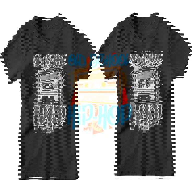 Retro Old School Hip Hop 80S 90S Graffiti Cassette Camiseta niño