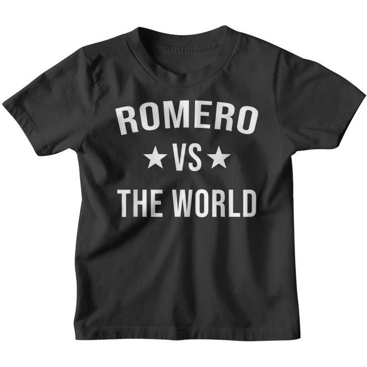 Romero Vs The World Family Reunion Last Name Team Custom Youth T-shirt