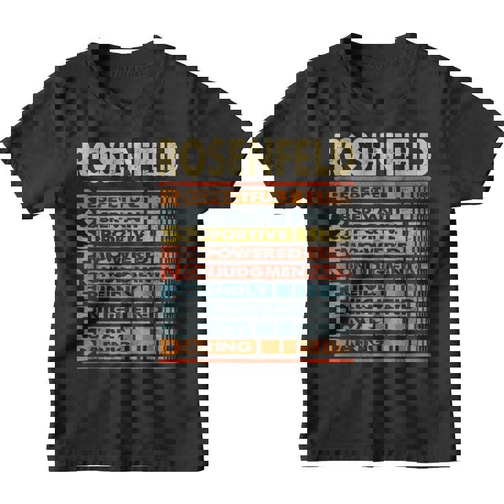 Rosenfeld Family Name Rosenfeld Last Name Team Youth T-shirt