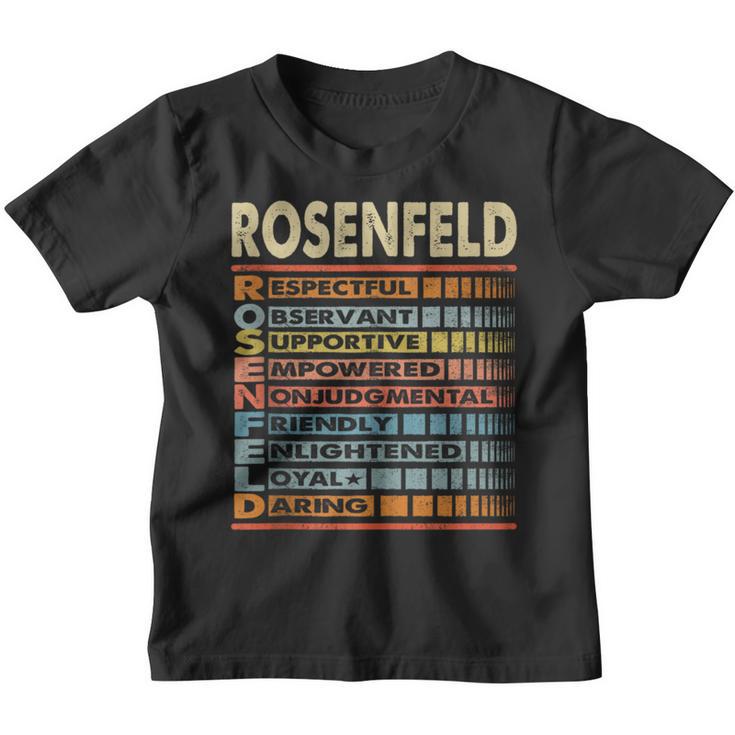 Rosenfeld Family Name Rosenfeld Last Name Team Youth T-shirt