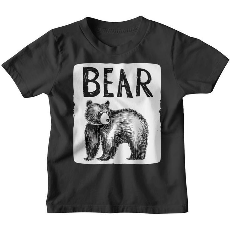 Schöner Amerikanischer Schwarzbär Kinder Tshirt