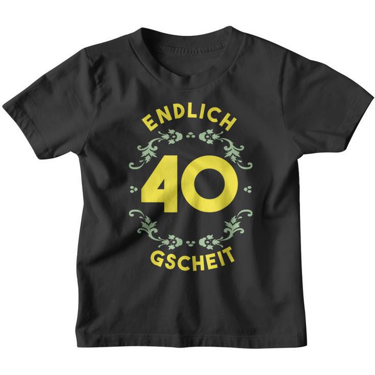 Schwaben Swabian 40Th Birthday Kinder Tshirt