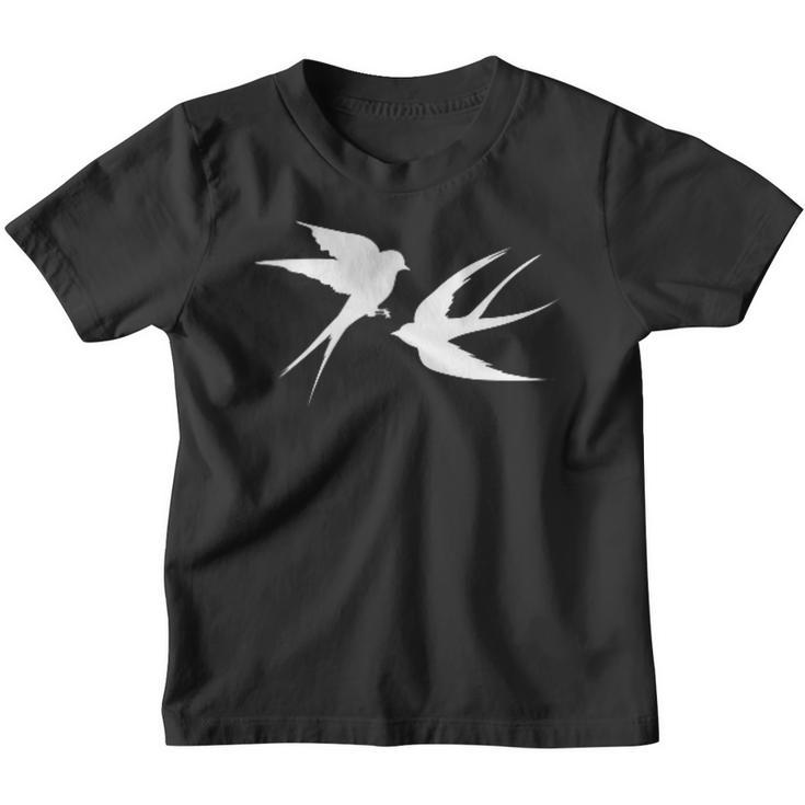 Schwalben Vogel Vögel Fliegen Kinder Tshirt