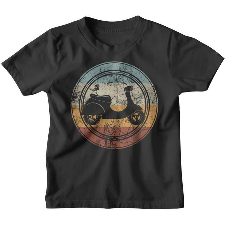 Scooter Moped I Moped Driving Vintage Retro Kinder Tshirt