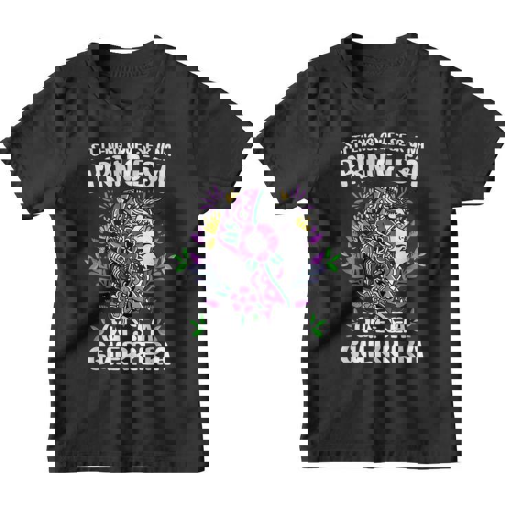 Si Tengo Que Ser Una Princesa Que Sea Guerrera 8 Marzo Camiseta Camiseta niño