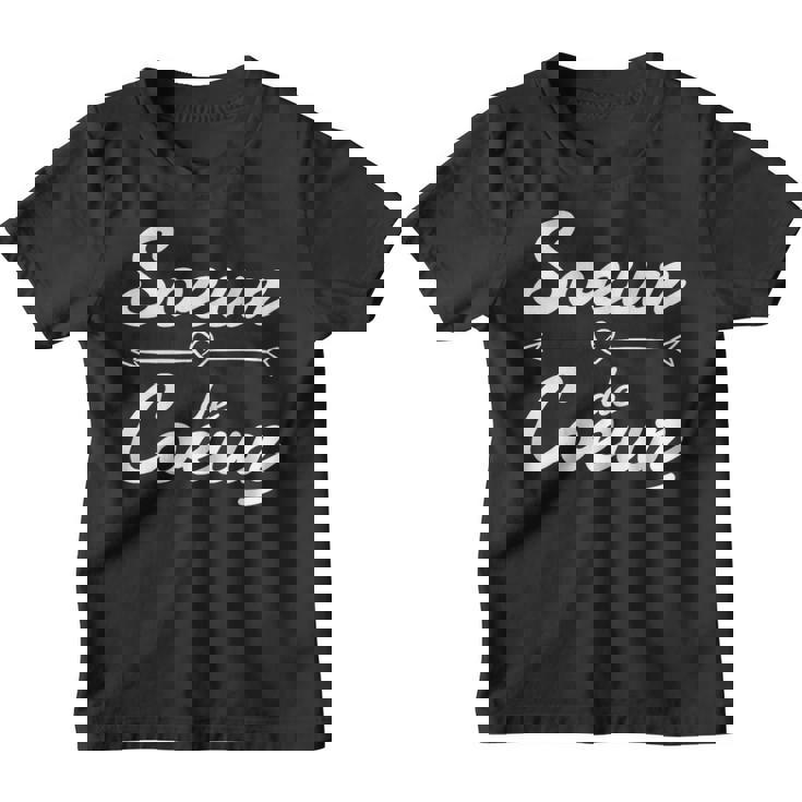 Soeur De Coeur Cadeau Pour Sa Meilleure Amie Youth T-shirt Cadeauxyz