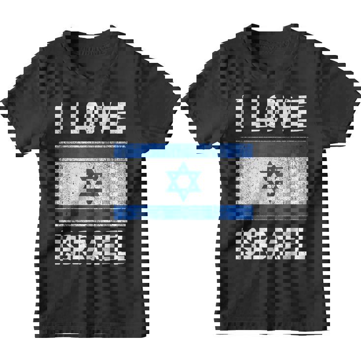 Souvenir Deoyage De Famille Israélienne Avec Inscription I Love Israël Youth T-shirt