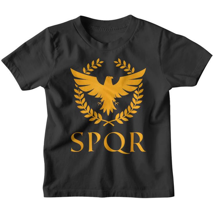 Spqr Roma Roma Regalo Antiguo Camiseta niño