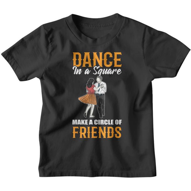 Square Dance Tanz In Einem Quadrat Bilde Einen Freundeskreis German Kinder Tshirt