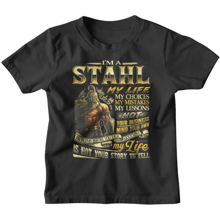Stahl Family Name Stahl Last Name Team Youth T-shirt