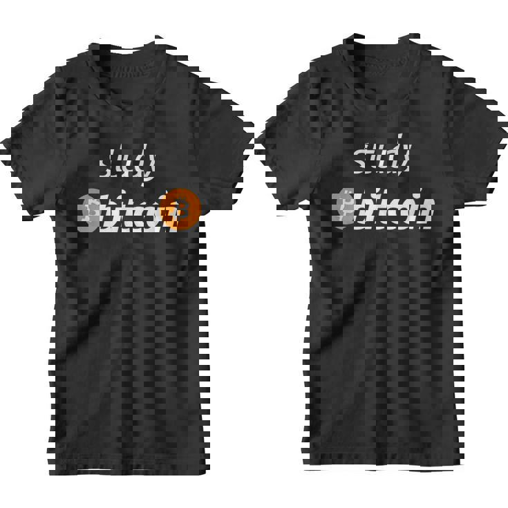 Study Bitcoin Cotización Famosa De Bitcoin Camiseta niño