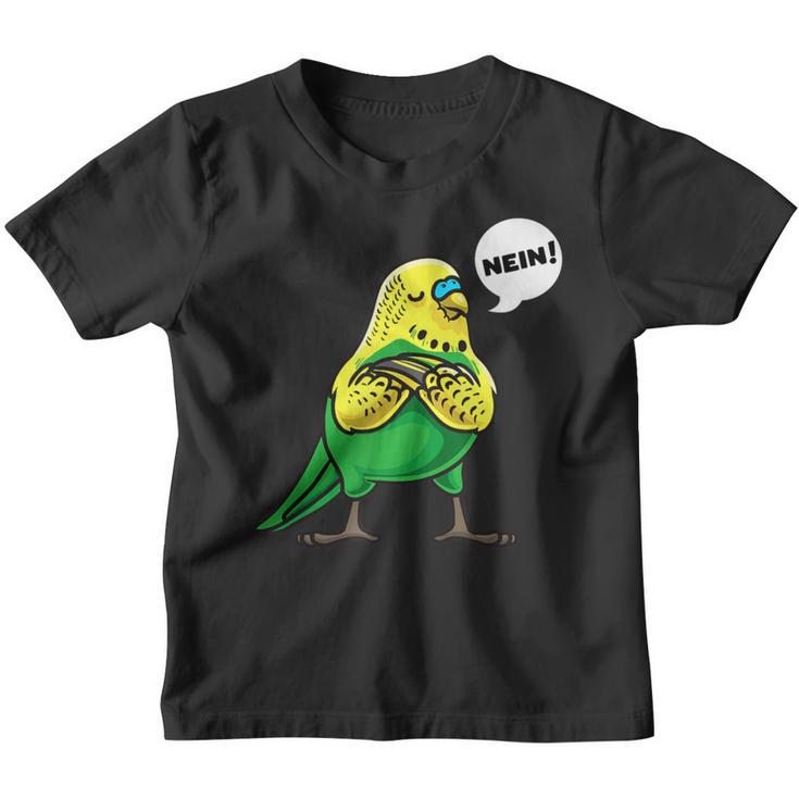 Sturer Budgie Parrot Kinder Tshirt