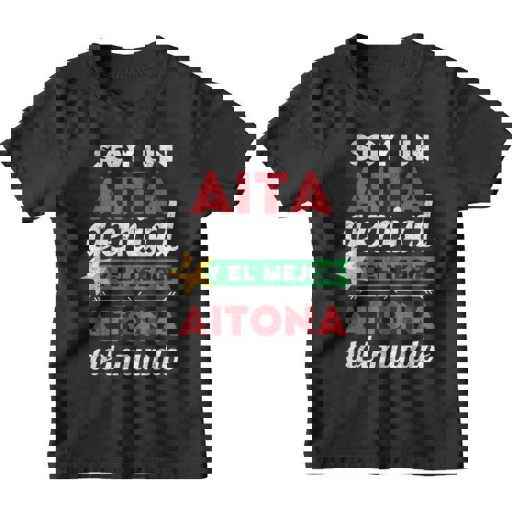 Super Aita Regalo Dia Del Aita Mejor Padre Aitona Abuelo Camiseta niño