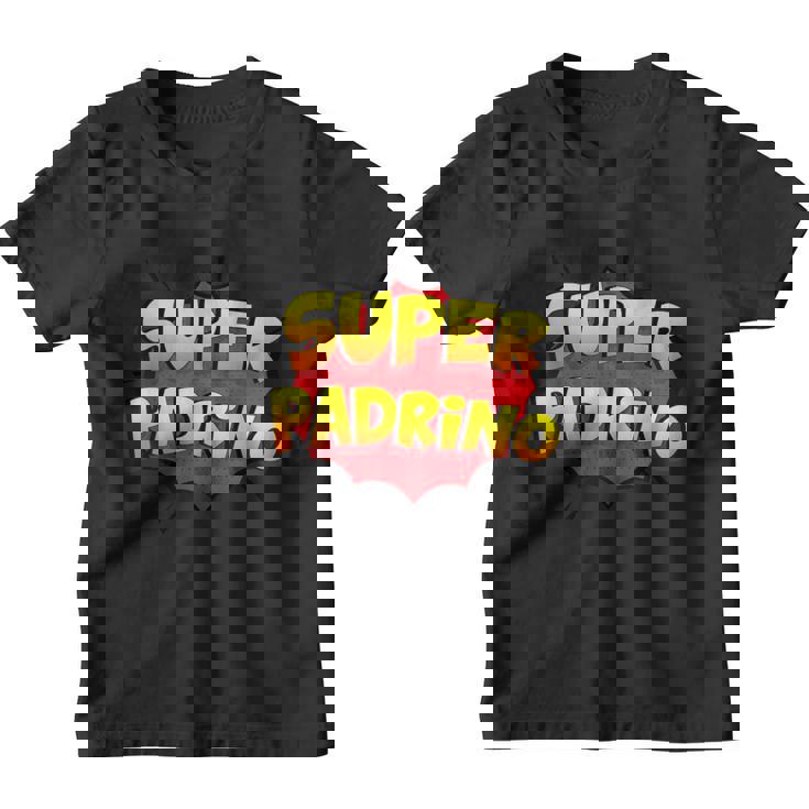 Súper Padrino Regalo Para Padrino De Bautizo Camiseta niño