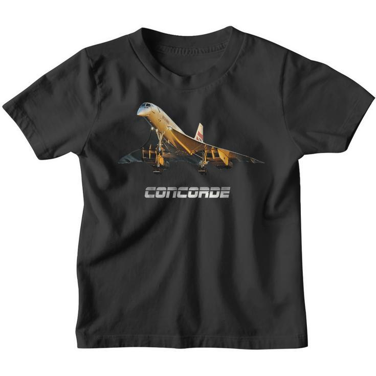Supersonic Jet Concorde Kinder Tshirt