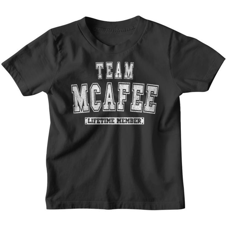 Team Mcafee Lifetime Member Family Last Name Youth T-shirt