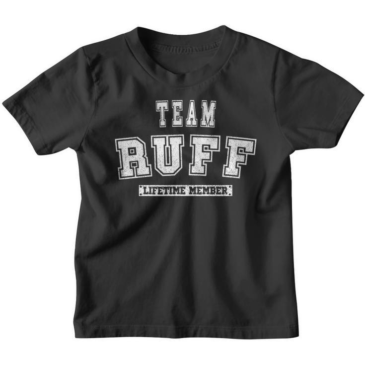 Team Ruff Lifetime Member Family Last Name Youth T-shirt