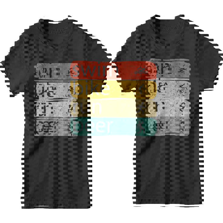 Triatlón Natación Ciclista Corredor Triatleta Camiseta niño