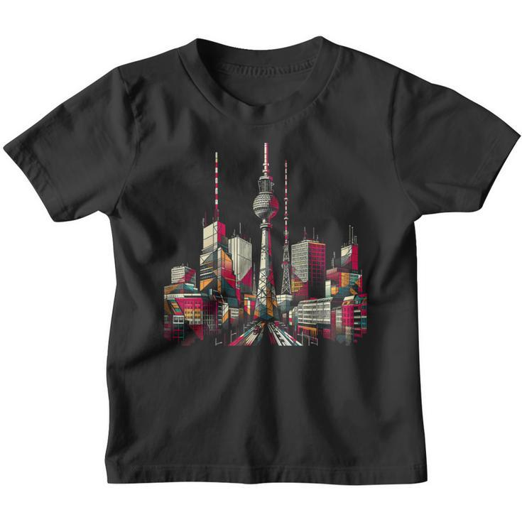 Turm Über Berlin Kinder Tshirt