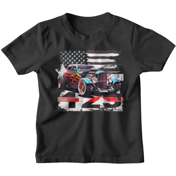 Us Muscle Car Hot Rod Kinder Tshirt