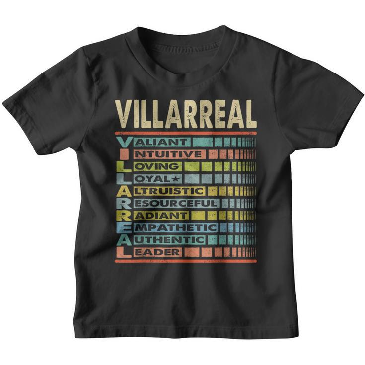 Villarreal Family Name First Last Name Villarreal Youth T-shirt