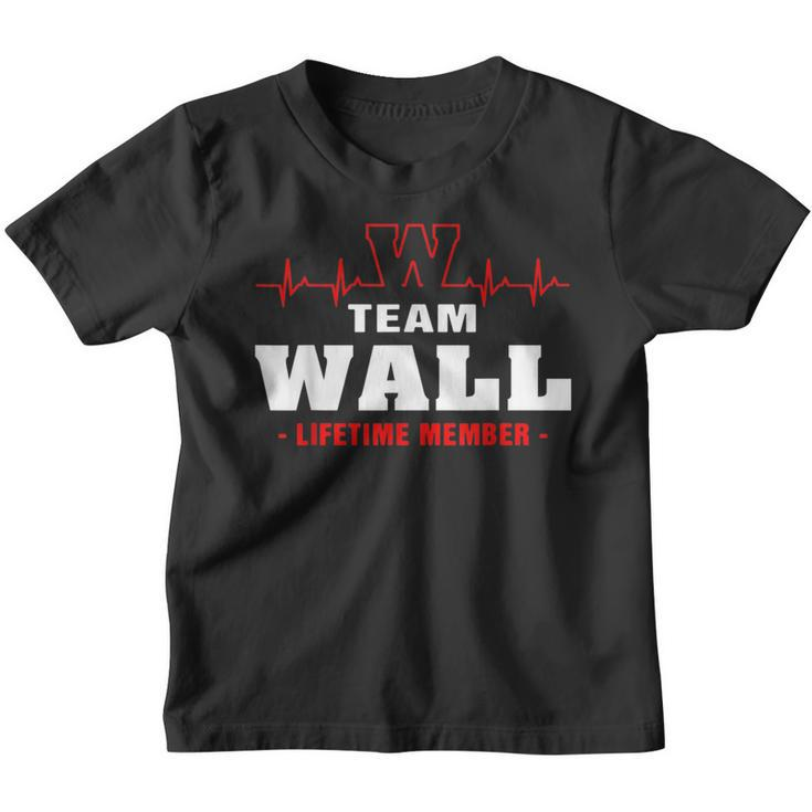 Wall Surname Family Last Name Team Wall Lifetime Member Youth T-shirt